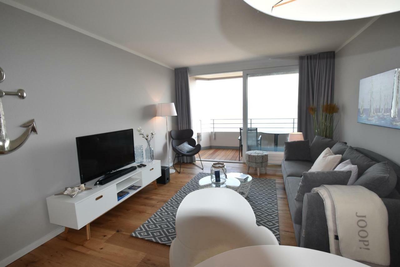 Fewo1846 - Intermar Lina K - Luxurioeses Apartment Im 6 Og Mit Balkon Und Meerblick Glücksburg Extérieur photo